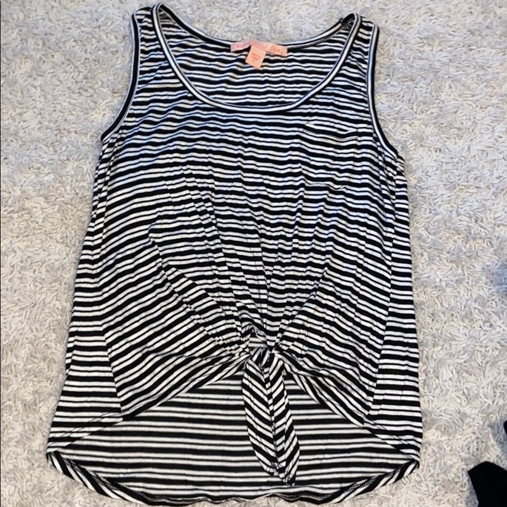 Striped Tie Tank